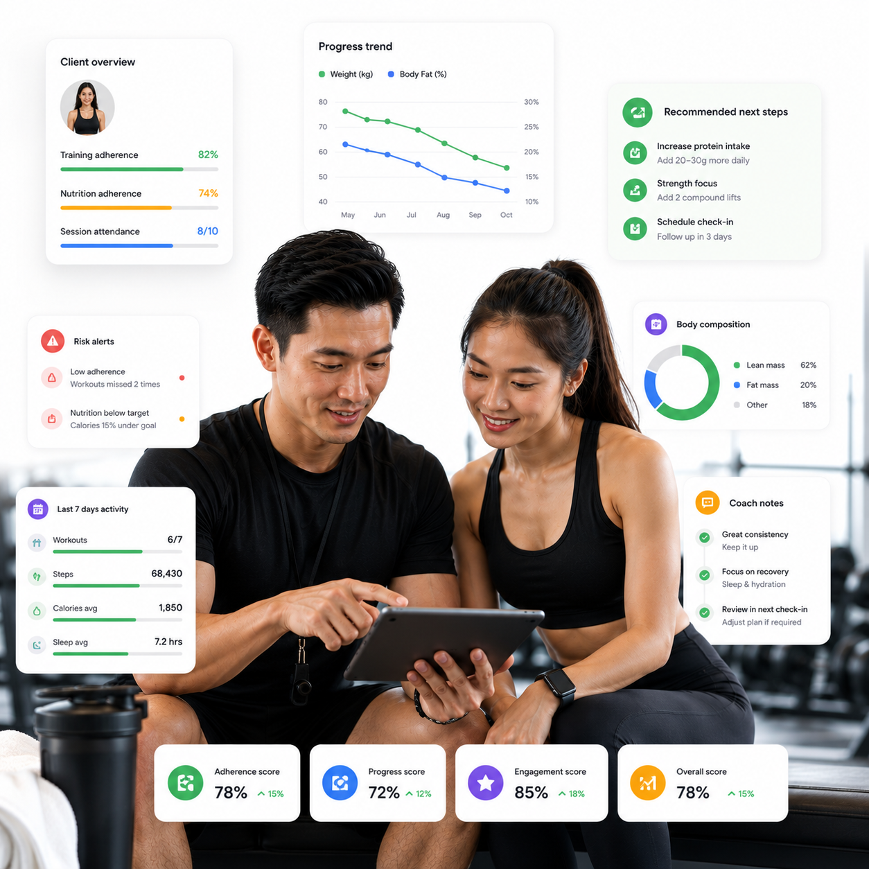 Support coaches with structured performance insights.